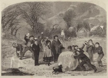 Winter, der Monster-Schneeball